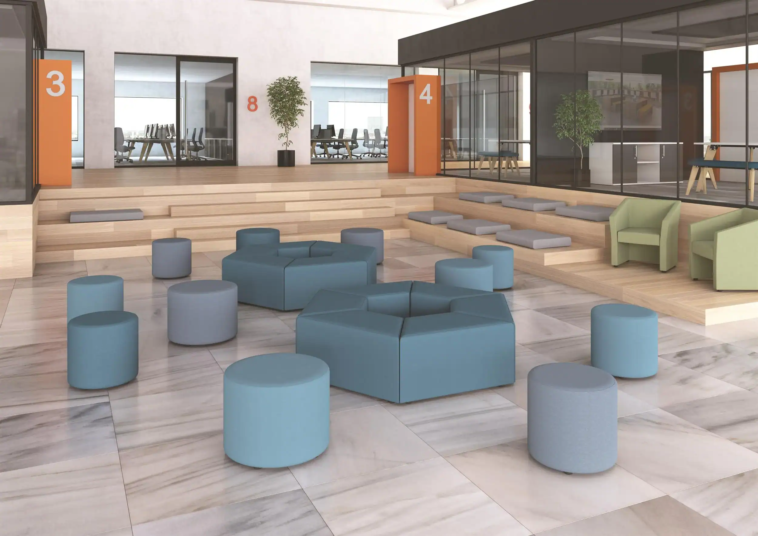 Crew relax room